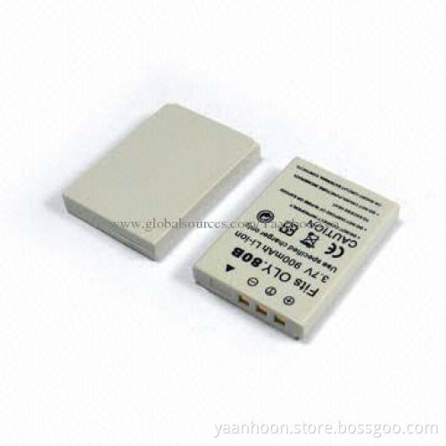 Camera Battery, Fits for Olympus Li-80B, Replacement for AIGO VE40 E50 V760/880